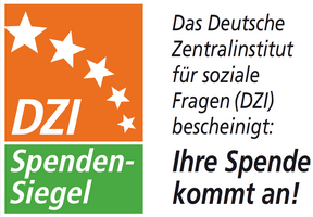 Logo of the German Central Institute for Social Issues: Your donation reaches its destination!